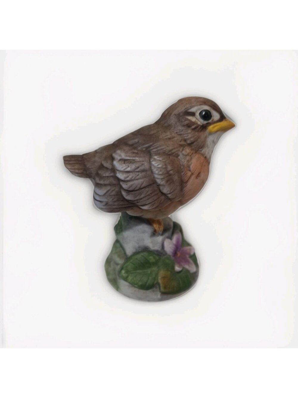 Vintage Robin by Andrea by Sadek #6350 Porcelain Made in Japan Baby Bird 3 3/4"